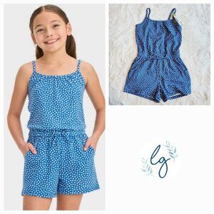 Cat & Jack Girls' Sleeveless Star Knit Romper 4KIDA-K